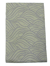 画像をギャラリービューアに読み込む, 洗える着物 コーディネートセット Mサイズ 単衣 濃紫 露芝 桜 うさぎ 着物 緑 波 名古屋帯 薄紫 正絹帯揚げ帯締め 4点セット 小紋 レディース 女性 着物 帯 帯あげ 帯〆 プレタ 和装 和服