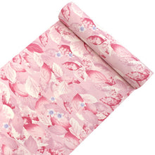 画像をギャラリービューアに読み込む, 洗える着物 セミオーダー付き 反物 単品 みすゞうた ピンク 葉 桔梗 可愛い ポップ 柄 レディース 女性 小紋 和装 和服 XS S M L XL サイズ 広幅 クイーンサイズ 袷 単衣 羽織 コート 送料無料