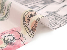 画像をギャラリービューアに読み込む, 洗える長襦袢 反物 金子みすゞ ピンク 生家柄 椿 セミオーダーお仕立て付き みすゞうた 長襦袢 長じゅばん 洗える 洗濯 和服 和装 インナー レディース 送料無料