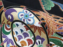 画像をギャラリービューアに読み込む, お宮参り 産着 男の子 黒 龍 兜 小槌 着物 長襦袢 セット 古典 七五三 3歳 5歳 祝着 のしめ うぶぎ 和装 和服 正装