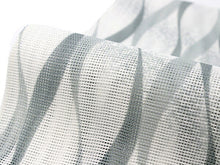 画像をギャラリービューアに読み込む, 洗える夏着物 コーディネートセット 4点セット Lサイズ 緑 花柄 きもの グレー 立涌 名古屋帯 薄抹茶 緑 正絹帯揚げ帯締め 紗 小紋 レディース 女性 プレタ 和装 和服