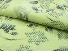 画像をギャラリービューアに読み込む, 洗える夏着物 コーディネートセット 4点セット Lサイズ 黄緑 花柄 きもの 緑 立涌 名古屋帯 杏子 からし 正絹帯揚げ帯締め 紗 小紋 レディース 女性 プレタ 和装 和服