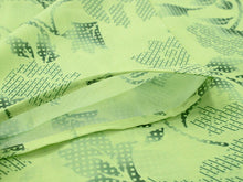 画像をギャラリービューアに読み込む, 洗える夏着物 コーディネートセット 4点セット Lサイズ 黄緑 花柄 きもの 緑 立涌 名古屋帯 杏子 からし 正絹帯揚げ帯締め 紗 小紋 レディース 女性 プレタ 和装 和服