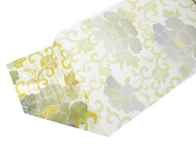 画像をギャラリービューアに読み込む, 洗える夏着物 コーディネートセット 4点セット Mサイズ 緑 縞 きもの 黄色 牡丹唐草 名古屋帯 薄抹茶 薄グレー 正絹帯揚げ帯締め 紗 小紋 レディース 女性 プレタ 和装 和服