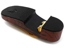 画像をギャラリービューアに読み込む, 下駄 レディース サンダル 浴衣 23.0 23.5 24.0 24.5 赤茶鎌倉彫 桐 台 からし色 麻 鼻緒 右近 女性 ラバー有