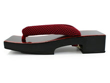 画像をギャラリービューアに読み込む, 下駄 レディース サンダル 浴衣 23.0 23.5 24.0 24.5 赤 黒 桐 台 刺し子 鼻緒 相三味 右近 女性 ラバー有