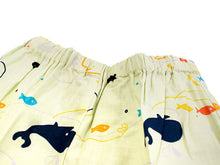 画像をギャラリービューアに読み込む, 子供 甚平 男の子 綿 100 3歳 4歳 イエロー くじら 魚 木綿 じんべい 単品 こども キッズ ジュニア 和服 部屋着 送料無料 七夕 祭 花火 夏 涼しい