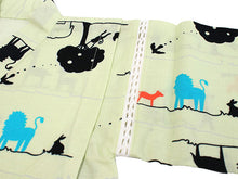 画像をギャラリービューアに読み込む, 子供 甚平 男の子 綿 100 3歳 4歳 イエロー ライオン キリン ゾウ 動物 木綿 じんべい 単品 こども キッズ ジュニア 和服 部屋着 送料無料 七夕 祭 花火 夏 涼しい