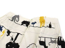 画像をギャラリービューアに読み込む, 子供 甚平 男の子 綿 90 2歳 3歳 ベージュ ライオン キリン ゾウ 動物 木綿 じんべい 単品 こども キッズ ジュニア 和服 部屋着 送料無料 七夕 祭 花火 夏 涼しい
