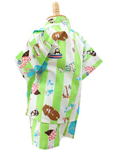 画像をギャラリービューアに読み込む, 子供 甚平 男の子 綿 90 2歳 3歳 黄緑 白 縞 クマ ゾウ うさぎ 動物 WADATHI 木綿 じんべい 単品 こども キッズ ジュニア 和服 部屋着 送料無料 七夕 祭 花火 夏 涼しい