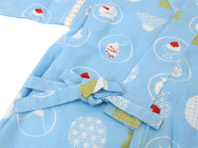 画像をギャラリービューアに読み込む, 子供 甚平 男の子 綿 90 2歳 3歳 水色 富士山 かき氷 金魚 ジーンズ 木綿 じんべい 単品 こども キッズ ジュニア 和服 部屋着 送料無料 七夕 祭 花火 夏 涼しい