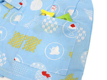 画像をギャラリービューアに読み込む, 子供 甚平 男の子 綿 90 2歳 3歳 水色 富士山 かき氷 金魚 ジーンズ 木綿 じんべい 単品 こども キッズ ジュニア 和服 部屋着 送料無料 七夕 祭 花火 夏 涼しい