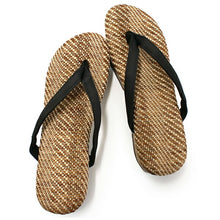 画像をギャラリービューアに読み込む, 下駄 サンダル 黒 鼻緒 レディース 夏 浴衣 編み 女性 ゆかた カジュアル 普段着 和装 和服 Wa de Modern あす楽