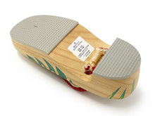 画像をギャラリービューアに読み込む, 下駄 レディース 浴衣 23.0 23.5 24.0 24.5 ベージュ 桐 フラミンゴ 台 赤 麻 鼻緒 右近 女性 ラバー有