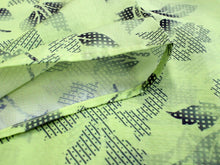 画像をギャラリービューアに読み込む, 洗える夏着物 コーディネートセット 4点セット Mサイズ 黄緑 花 きもの 白 矢絣 名古屋帯 ピンクベージュ 黄色 正絹帯揚げ帯締め 薄物 小紋 レディース 女性 プレタ 和装 和服