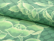 画像をギャラリービューアに読み込む, 洗える夏着物 コーディネートセット 4点セット Lサイズ 緑 花 きもの 白 菱 名古屋帯 黄緑 ベージュ 正絹帯揚げ帯締め 薄物 小紋 レディース 女性 プレタ 和装 和服