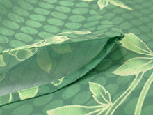 画像をギャラリービューアに読み込む, 洗える夏着物 コーディネートセット 4点セット Lサイズ 緑 花 きもの 白 菱 名古屋帯 黄緑 ベージュ 正絹帯揚げ帯締め 薄物 小紋 レディース 女性 プレタ 和装 和服