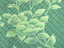 画像をギャラリービューアに読み込む, 洗える夏着物 コーディネートセット 4点セット Lサイズ 緑 花 きもの 白 菱 名古屋帯 黄緑 ベージュ 正絹帯揚げ帯締め 薄物 小紋 レディース 女性 プレタ 和装 和服