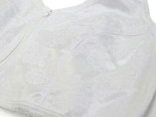 画像をギャラリービューアに読み込む, 和装ブラジャー M L LL 立体裁断 ブラジャー 補整下着 白 レース フロントファスナー 補正パッド 抗菌 防臭 綿 綿ニット天竺 日本製 和装 ブラ 下着 和服 レディース 女性用 着物 着付小物