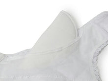 画像をギャラリービューアに読み込む, 和装ブラジャー M L LL 立体裁断 ブラジャー 補整下着 白 レース フロントファスナー 補正パッド 抗菌 防臭 綿 綿ニット天竺 日本製 和装 ブラ 下着 和服 レディース 女性用 着物 着付小物