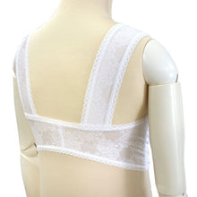 画像をギャラリービューアに読み込む, 【和装ブラジャー 立体裁断 二枚セット】M L LL ブラジャー 補整下着 白 レース フロントファスナー 補正パッド 抗菌 防臭 綿 綿ニット天竺 日本製 和装 ブラ 下着 和服 レディース 女性用 着物 着付小物