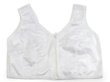 画像をギャラリービューアに読み込む, 【和装ブラジャー 立体裁断 二枚セット】M L LL ブラジャー 補整下着 白 レース フロントファスナー 補正パッド 抗菌 防臭 綿 綿ニット天竺 日本製 和装 ブラ 下着 和服 レディース 女性用 着物 着付小物