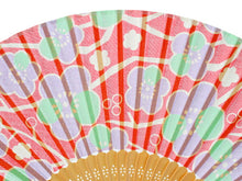 画像をギャラリービューアに読み込む, 扇子 赤 梅 エコ ギフト プレゼント 贈り物 春 夏 せんす 和装小物 雑貨 暑さ対策 節電 エコ 飛沫防止 あす楽 ネコポス
