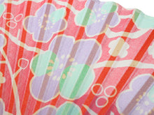 画像をギャラリービューアに読み込む, 扇子 赤 梅 エコ ギフト プレゼント 贈り物 春 夏 せんす 和装小物 雑貨 暑さ対策 節電 エコ 飛沫防止 あす楽 ネコポス