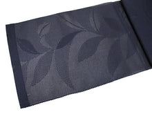 画像をギャラリービューアに読み込む, 洗える夏着物 コーディネートセット 4点セット Lサイズ 紫 花 きもの 紺 葉 名古屋帯 紫 正絹帯揚げ帯締め 霰 グレー ベージュ 薄物 小紋 レディース 女性 プレタ 和装 和服