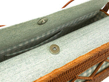 画像をギャラリービューアに読み込む, かごバッグ レディース 茶色 かご グリーン チェック 内布 アタ 夏 バッグ 単品 浴衣 女性 カゴ 籠 ゆかた 浴衣バッグ 手提げ 和装 和服 あす楽