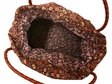 画像をギャラリービューアに読み込む, かごバッグ レディース 茶色 かご 渋紫 更紗 巾着 アタ 岡重 ガムランボール 夏 バッグ 単品 浴衣 女性 カゴ 籠 きんちゃく ゆかた 浴衣バッグ 手提げ 和装 和服 日本製 あす楽