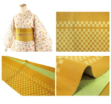 画像をギャラリービューアに読み込む, 半幅帯 リバーシブル 市松格子 全4色 浴衣 小紋 着物 袴 半巾帯 細帯 袴下帯 日本製