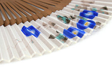 画像をギャラリービューアに読み込む, 扇子 女性用 袋付き セット 白地 朝顔 シルク 竹 桐箱入り 青 レディース 母の日 プレゼント ギフト おしゃれ 普段使いに 婦人用 女性 レディース せんす 扇子袋 セット 和装小物 夏