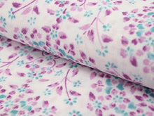 画像をギャラリービューアに読み込む, 洗える 夏 着物 月華美人 Lサイズ 紫 花 プレタ セオアルファ TORAY 白地 小花 洗える着物 浴衣 ポリエステル 小紋 きもの キモノ 東レ セオα 送料無料