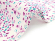 画像をギャラリービューアに読み込む, 洗える 夏 着物 月華美人 Lサイズ 紫 花 プレタ セオアルファ TORAY 白地 小花 洗える着物 浴衣 ポリエステル 小紋 きもの キモノ 東レ セオα 送料無料