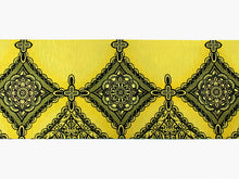 画像をギャラリービューアに読み込む, 半幅帯 WAKKA半幅帯 単品 ターコイズ 黒揚羽 半巾帯 黄色 アラベスク リバーシブル バラ 着物 帯 カジュアル レディース アレンジ 細帯 四寸 日本製 女性 和装 和服 あす楽