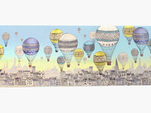 画像をギャラリービューアに読み込む, 半幅帯 WAKKA半幅帯 単品 水色 気球 半巾帯 黄色 花 リバーシブル 国境のない街 グレー 唐草 着物 帯 カジュアル レディース アレンジ 細帯 四寸 日本製 女性 和装 和服 あす楽