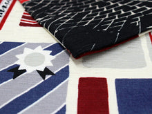 画像をギャラリービューアに読み込む, 半幅帯 WAKKA半幅帯 単品 黒 ファッションストリート 半巾帯 青 兎 リバーシブル 服 着物 帯 カジュアル レディース アレンジ 細帯 四寸 日本製 女性 和装 和服 あす楽