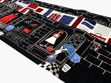 画像をギャラリービューアに読み込む, 半幅帯 WAKKA半幅帯 単品 黒 ファッションストリート 半巾帯 青 兎 リバーシブル 服 着物 帯 カジュアル レディース アレンジ 細帯 四寸 日本製 女性 和装 和服 あす楽