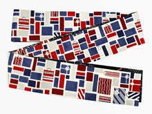 画像をギャラリービューアに読み込む, 半幅帯 WAKKA半幅帯 単品 黒 ファッションストリート 半巾帯 青 兎 リバーシブル 服 着物 帯 カジュアル レディース アレンジ 細帯 四寸 日本製 女性 和装 和服 あす楽