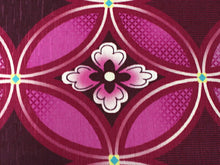 画像をギャラリービューアに読み込む, 半幅帯 WAKKA半幅帯 単品 白 市松 半巾帯 赤紫 華七宝 リバーシブル 黒 菊 服 着物 帯 カジュアル レディース アレンジ 細帯 四寸 日本製 女性 和装 和服 あす楽