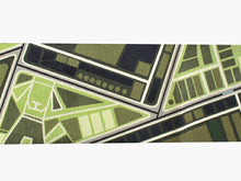 画像をギャラリービューアに読み込む, 半幅帯 WAKKA半幅帯 単品 濃赤 猫 半巾帯 緑 幾何学 リバーシブル 電車ごっこ 服 着物 帯 カジュアル レディース アレンジ 細帯 四寸 日本製 女性 和装 和服 あす楽