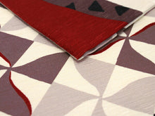 画像をギャラリービューアに読み込む, 半幅帯 WAKKA半幅帯 単品 ベージュ パンダ 半巾帯 茶色 風車 リバーシブル でんぐりパンダ 服 着物 帯 カジュアル レディース アレンジ 細帯 四寸 日本製 女性 和装 和服 あす楽