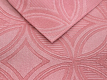 画像をギャラリービューアに読み込む, 半幅帯 浴衣帯 渋ピンク 七宝 帯 柄 ゆかた 単品 カジュアル レディース 簡単 アレンジ 半巾帯 細帯 女性 夏 和装 和服