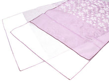 画像をギャラリービューアに読み込む, 兵児帯 大人 レディース 紫 桜 帯 花 単品 カジュアル 女性 へこ帯 和装 浴衣