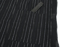 画像をギャラリービューアに読み込む, 甚平 メンズ 夏 L 綿麻 黒 かすれストライプ 部屋着 寝巻 パジャマ くつろぎ着 お家時間 ギフト プレゼント 男性