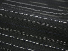 画像をギャラリービューアに読み込む, 甚平 メンズ 夏 L 綿麻 黒 かすれストライプ 部屋着 寝巻 パジャマ くつろぎ着 お家時間 ギフト プレゼント 男性