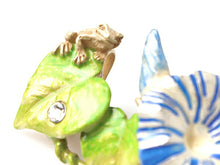 画像をギャラリービューアに読み込む, 帯留 朝顔 蛙 カエル 水滴 単品 三分紐を通す シンプル 和 可愛い 帯留め 帯どめ 軽量 小紋 洒落着 色無地 パーティー オールシーズン カジュアル 母の日 プレゼント ギフト 贈り物 和装小物 着物 和服 和装 帯飾り SUU 日本製 アクセサリー あす楽