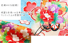 画像をギャラリービューアに読み込む, 七五三 正絹 着物 3歳 女の子 被布7点フルセット 水色 花車 三ツ身着物 白 梅 被布 疋田柄 桜 菊 牡丹 被布コート 長襦袢 重ね衿 髪飾り 巾着 草履 被布セット かかと止め 三歳 753 祝着 ギフト