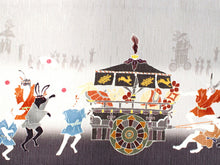 画像をギャラリービューアに読み込む, 半幅帯 WAKKA半幅帯 単品 グレー 兎 半巾帯 紫 花 リバーシブル 大兎祭 服 着物 帯 カジュアル レディース アレンジ 細帯 四寸 日本製 女性 和装 和服 あす楽